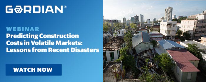 Predicting Construction Costs in Volatile Markets: Lessons from Recent Disasters